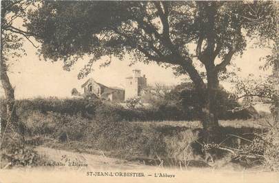 CPA FRANCE 85 "Saint Jean l'Orbestier, l'Abbaye"