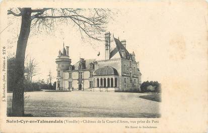 CPA FRANCE 85 "Saint Cyr en Talmondais, Chateau de la Court d'Aron"