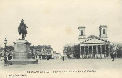 CPA FRANCE 85 "La Roche sur Yon, statue de Napoléon Ier"