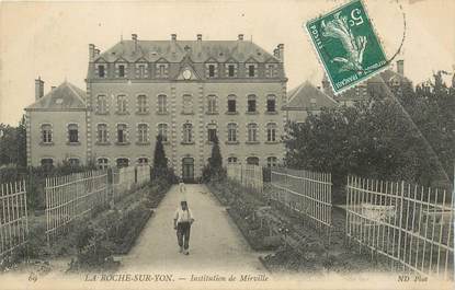 CPA FRANCE 85 "La Roche sur Yon, institution de Mirville"