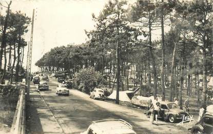 CPSM FRANCE 85 "Sion sur l'Océan, avenue de la Forêt et le camping"