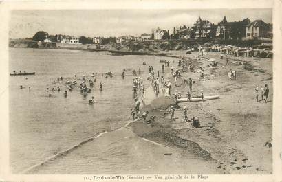 CPA FRANCE 85 "Saint Gilles Croix de Vie, la plage"