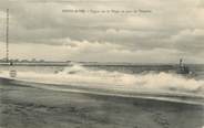 85 Vendee CPA FRANCE 85 "Saint Gilles Croix de Vie, la plage un jour de tempête"