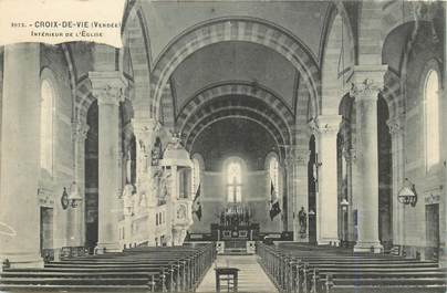 CPA FRANCE 85 "Saint Gilles Croix de Vie, intérieur de l'Eglise"