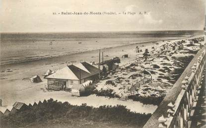 CPA FRANCE 85 "Saint Jean de Monts, la plage"