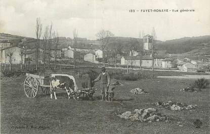 / CPA FRANCE 63 "Fayet Ronaye, vue générale"