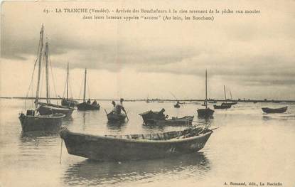 CPA FRANCE 85 "La Tranche sur Mer, arrivée des boucholeurs"