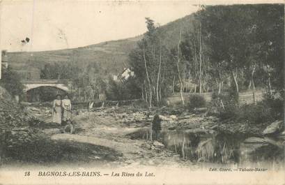 CPA FRANCE 48 "Bagnols les Bains, les Rives du Lot"