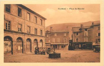 CPA FRANCE 48 "Florac, La Place du Marché"