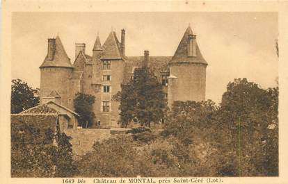 CPA FRANCE 46 "Montal, le chateau"