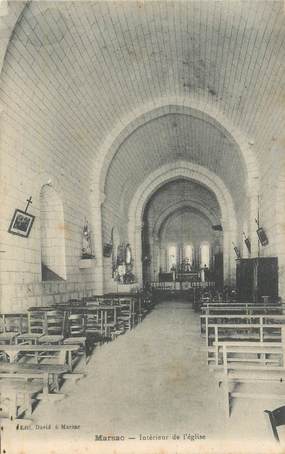 CPA FRANCE 46 "Marsac, interieur de l'Eglise"