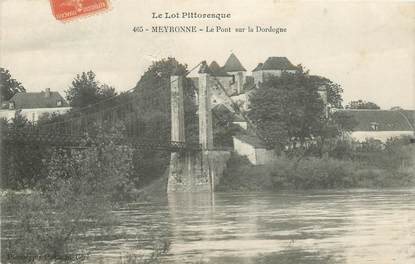 CPA FRANCE 46 "Meyronne, le pont"