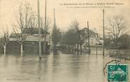 94 Val De Marne CPA FRANCE 94 "Saint Maur des Fossés, inondations de 1910, la rue Labattu, vue de la Marne"