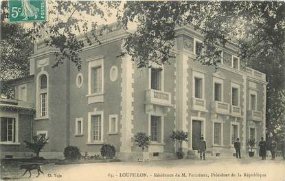 CPA FRANCE 47 "Loupillon, résidence de M. Fallières, Psdt de la République"