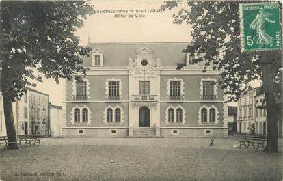 CPA FRANCE 47 "Sainte Livrade, Hotel de ville"