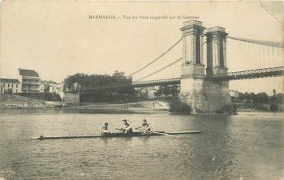 CPA FRANCE 47 "Marmande, le pont suspendu'