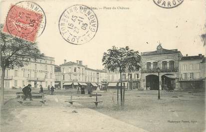 CPA FRANCE 47 "Tonneins, la place du chateau"