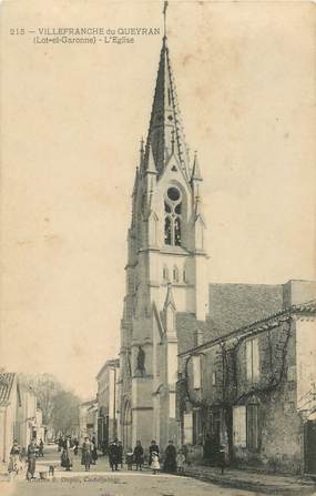 CPA FRANCE 47 "Villefranche du Queyran, l'Eglise"