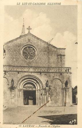 CPA FRANCE 47 "Layrac, Eglise"