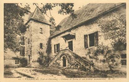 CPA FRANCE 47 "Villeréal, chateau de Borne"