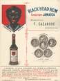 Vieux Papier CARTE PUBLICITAIRE / ALCOOL / RHUM