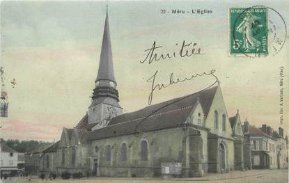 / CPA FRANCE 60 "Méru, l'église"