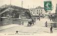 / CPA FRANCE 60 "Compiègne, la passerelle et rue d'Amiens" / CACHET AMBULANT