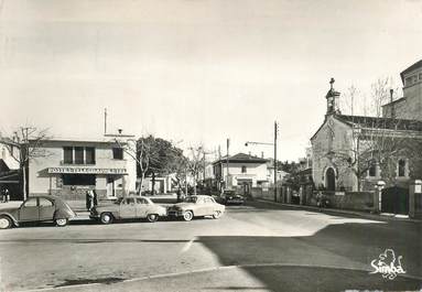 CPSM FRANCE 06 "Le Cannet Rocheville, la mairie et l'Eglise"