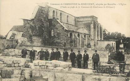 / CPA FRANCE 60 "Commune de Cambronne lès Ribécourt, l'église"