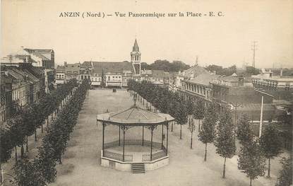 / CPA FRANCE 59 "Anzin, vue panoramique sur la place"