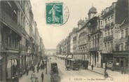 59 Nord / CPA FRANCE 59 "Lille, la rue Nationale" / TRAMWAY