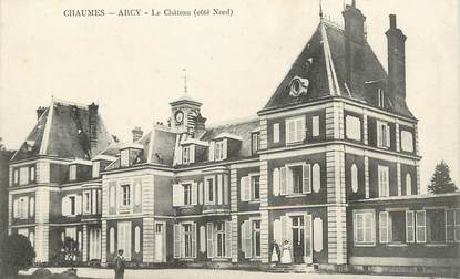 / CPA FRANCE 58 "Chaumes, Arcy, le château"