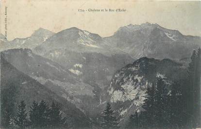 CPA FRANCE 74 "Chalune et le Roc d'Enfer"