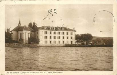 CPA FRANCE 74 "Lac de Genève, abbaye de Saint Joseph"