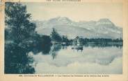 74 Haute Savoie CPA FRANCE 74 "Env. de Sallanches, le Lac de Cavettaz et la chaine des Aravis"