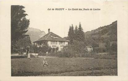 CPA FRANCE 74 "Col de Bluffy, le Chalet des Dents de Lanfon