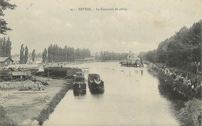 / CPA FRANCE 58 "Nevers, le concours de pêche"