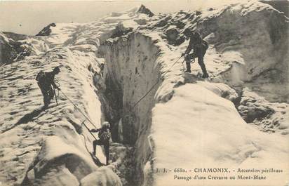 CPA FRANCE 74 "Chamonix Mont Blanc" / ALPINISME