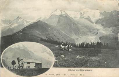 CPA FRANCE 74 "Glacier de Bionnassay"