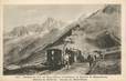 CPA FRANCE 74 "Chemin de fer du Mont Blanc et la glacier de Bionnassay"