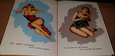 CALENDRIER 1958 / FEMME PIN UP