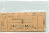 Vieux Papier CARNET HEBDOMADAIRE / METRO GARE DU NORD