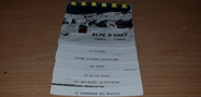 38 Isere CPSM en LIVRET FRANCE 38 "Alpe d'Huez"