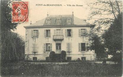 CPA FRANCE 38 "Pont de Beauvoisin, Villa des Bonnes"