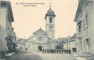 38 Isere CPA FRANCE 38 "Pont de Beauvoisin, Place de l'Eglise"