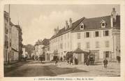 38 Isere CPA FRANCE 38 "Pont de Beauvoisin, rue de la gare"