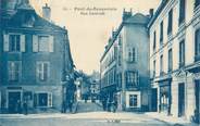 38 Isere CPA FRANCE 38 "Pont de Beauvoisin, rue Centrale"