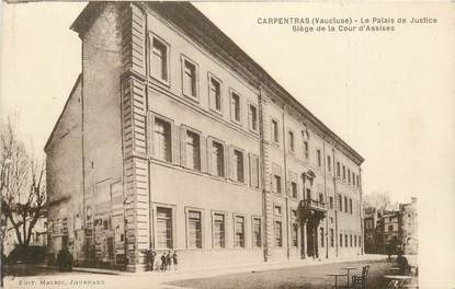 CPA FRANCE 84 "Carpentras, Palais de Justice"