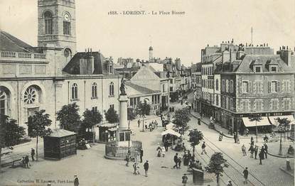 / CPA FRANCE 56 "Lorient, la place Bisson"