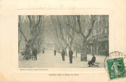CPA FRANCE 84 "Cavaillon, Place du Clos"
